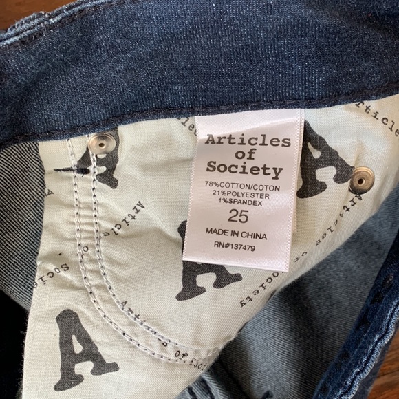 Article of Society Jeans - Picture 5 of 6